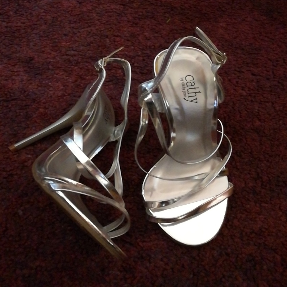 Silver heels